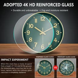 Retro Quartz Wall Clock Modern 3D Cubic Digital Silent Clock Living Room Bedroom Wall Clock Fashion Non Ticking Home Decoration