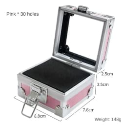 Nail Drill Grinding Bit Holder Box Nail Drill Machine Bits Holder Grinding Heads Storage Box Nail Art Polish Heads Organizers