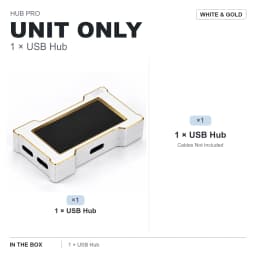 HMLAB ZNEO Gaming USB Hub - 2-to-3 Port, 8K Hz, Independent Power, With Screen, Trendy for Gaming Ambience Desk Setup
