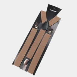 Solid Color Elastic PU Leather Suspenders Braces Men Black Red Adjustable With Straps For Wedding Suit Skirt Accessories Gift