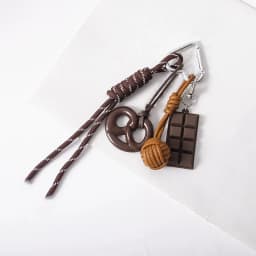 Y2K Original Designed Baseball Keychain Nylon Woven Rope Pendant DIY Trendy Heart Mixed Bag Phone Decor Handmade Women Girl Gift