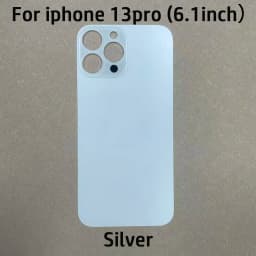 Back Cover Glass For iPhone 13 Pro /13 Pro Max, Rear Battery Door Housing Replacement Repair Part