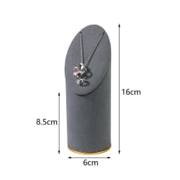 Cylindrical Jewelry Display Props Necklace Pendant Display Stand Rings Earring Storage Rack Store Counter Jewelry Organizer