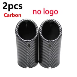Car Exhaust Pipe Muffler Tip Cover For Audi A4 B8 A3 8V 8P A1 Q5 A5 Volkswagen VW Passat B7 CC Tiguan Car-Styling Accessories