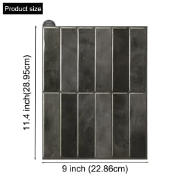 5/10 PCS Wall Sticker Peel&Stick Tile Sticker Strong Adhesive Vinyl Wallpaper Kitchen Waterproof Square Tile Stickers for Home