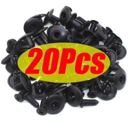 100/50/10Pcs Car 8mm Hole Plastic Rivets Fastener Clip Car Bumper Fender Auto Black Door Trim Fasteners Retainer Push Pin Clips