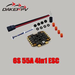 DAKEFPV H743 Flight Controller and ESC Combo for FPV Drone, Betaflight H7FC & 4in1 70A ESC, Support 3-12S, for Analog HD System