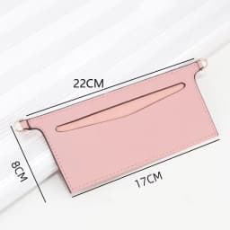 PU Leather Wallet Insert for Chain Strap with D Rings Purse Insert Organizer Purse Insert Women Crossbody Convert Liner Insert