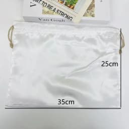 〔CC〕|1Pc Satin Handbag Dust Covers - Breathable Reusable Dust Pouches Luxury Bag Protectors