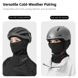 WEST BIKING Winter Warm Bicycle Balaclava Hat Full Face Windproof Bike Mask Caps Climbing Skiing Cycling Fleecr Cold-proof Hat