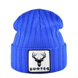 Knitted Skullies Beanie With Animals Patch Men Women Outdoor Casual Sport Hats Autumn Winter Solid Color Hip Hop Beanies