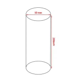 Clear Acrylic Column Sheet Stamping Block for Jewelry Packaging & Display Cosmetics Stand Photography Props Rings Holder Riser