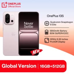 All New OnePlus 13S Global Version Smartphone Snapdragon 8 Elite 120Hz 6.32 inches ProXDR Display 5850mAh Battery 80W SUPERVOOC