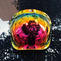 12 colors bubble visor high quality outdoor retro motorcycle helmet sun shield EVO motorcycle helmet protective shield
