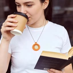 4000cc+ Lonic Necklace Bio Disc Pendant Mini Bio Disc Apha Spin Disc High Lons Lonic Necklace