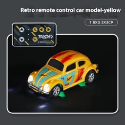Rc Car Mini 1:64 Beetle Alloy Mobile Phone Remote Control Car Desktop Ultra Small Drift Cars Pocket Kids Children Gift Boy Toys
