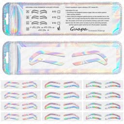 2024 Disposable Eyebrow Design Stencil Eyebrow Tint Airbrush Auxiliary Sticker for Brows Shaping with Single EyebrowsType Option