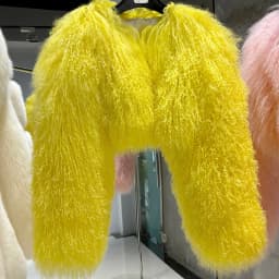 YOLOAgain Plus Size 8XL Women's Real Mongolia Sheep Fur Jacket Cropped Jacket Streetwear