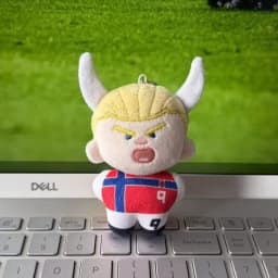 Haaland Bellingham Cotton Doll 7.5cm Mini Stuffed Plush Toy World Cup Souvenir Collectible Figure Pendant Bag Charm Gift for Fan