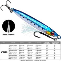 Proberos 1pc Saltwater Jigs Speed Jigging Slow Jigging Pitching Lures, Vertical Jigging Artificial Lures Jigging Lure Fishing Ji