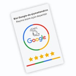 High Quality NFC Google Reviews NFC Card in German Dutch French Spanish English Polish Writing