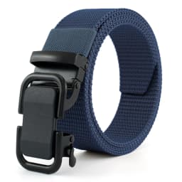 Men's Ratchet Belt Nylon Web Canvas Belt Golf Belt Automatic Buckle Waist Belt for Men Casual Work