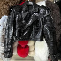 YOLOAgain Women's Real Leather Jacket Sheepskin Coat