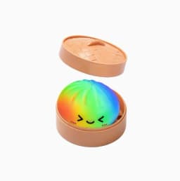 Ocean Halloween Ghost DumplingsToy Soft Slow Resilience Squishy Toy Fidget with Steamer Steamed Stuffed Bun Squishy Pinch Le