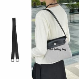 Replacement Leather Shoulder Strap for Herbag 31 Mini Herbag,an Cognac Replacement Shoulder Strap, Gold Hardware Grommets