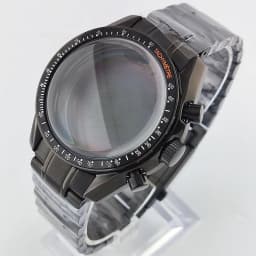 40MM Watch Case Set VK63 Movement Case Sapphire Glass Waterproof Case Luxury Men's Watch Case Fits 32.5mm Dial Case
