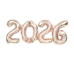 2026 Crown Number Foil Balloons, Happy New Year Eve Party Decorations, Photo Booth Props & Christmas Home Decor Supplies