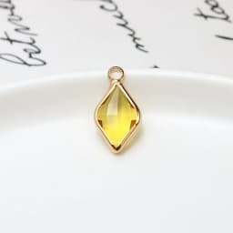 1pcs Diy Jewelry Copper Edging Gold Plated Drop Pendant Necklace Earrings Bracelet Small Accessories Material Handmade Charms