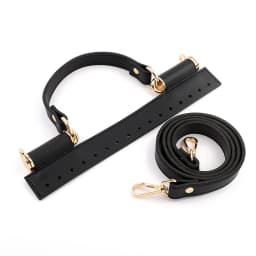 1Set Leather Handbag Woven Bag Handle With Hardware Bag Body Kit Knitted Bag DIY Handmade Bag Part Accessories For Handbags New