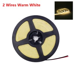 3mm 5mm 8mm PCB COB LED Strip 5V 12V 24V 320LEDs/m High Density RA90 Flexible COB LED Tape Ribbon Dimmable Linear Lighting
