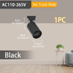 GU10 LED Track Light Full Sets Ceiling Lighting Indoor Kitchen Lamp LED Spotlight for Living Room Store Decor Ceiling Spot Light