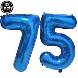 Blue Large Numbers Balloon 32 Inch 0 1 2 3 4 5 6 7 8 9 Birthday Digit Bachelorette Balloons Figure Golob Party Ballon Decoration