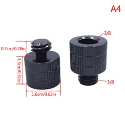 1/4 To M4M5 M6 M8 M10 Conversion Screw 3/8" Male To Female Thread Screw Mount Converter Adapter Standard 1/4 Mount Adapter Screw