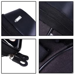 Waterproof Touch Screen Bike Handlebar Bag with Sun Shade Cover 1L Polyester Cycling Phone Pouch