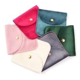 Snap Button Jewellery Pouch Fillet Velvet Bag Envelope Jewelry Bag Necklace Bracelet Storage Bag Gift Bags