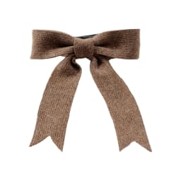 1pc Autumn and Winter Simple Woolen Knit Dovetail Bow Streamer Hair Claw Clip Hair Ornament is suitable for women to wear