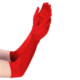 12 Color Longer Micro-reflective Satin Spandex Sunscreen Wedding Photo Party Bright Gloves Lady Aristocrat Graduation Mitten NV3