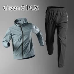 Quick Dry Running Fitness Set Quick-Dry Loose Fit Outdoor Training Jacket Morning Runs Spring Men's Sportswear Workout Clothing