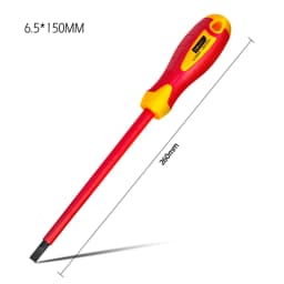 1 Pcs Insulated Screwdriver Electrician Dedicated Magnetic Precision Screwdriver High Voltage 1000V Slotted Phillips Hand Tools