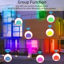 E27 LED Smart Bulb WiFi Tuya Smart Life APP Control Dimmable 15W 18W RGB+CW+WW Light Bulb For Home Bedroom Hotel Bar Party Decor