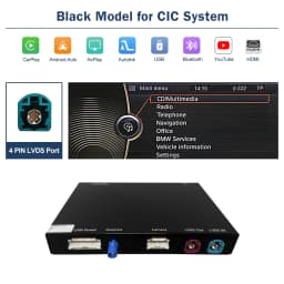 Road Top Wireless Android Auto For BMW Z4 E89 CIC EVO 2009-2018 Carplay Interface Mirror Link Airplay Car Play