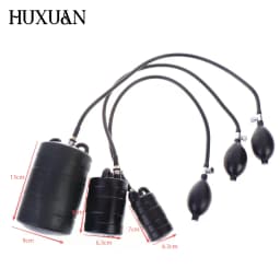 Pipe Natural Rubber Drain Air Bag Inflatable Bung Stop Plug Block Hand-operated Gasbag DN 100/75/50mm