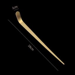 Stainless Steel Tea Needle Stick Gold Silver Matcha Spoon Tea Scoop Tea Ceremony Teaware Kitchen Tool Cleaning Pot Measuring Tea