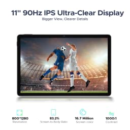 Anyreal U11 Pro VIP Edition Tablet PC, WiFi Version, Android 16, 11 Inch HD IPS 90Hz Display, 30GB RAM(6+24) +256GB ROM, Unisoc T7200 Octa Core, 8580mAh Battery, 13MP+5MP, Dual Speakers, 3.5mm Jack, Face Unlock, Widevine L1, FM & Navigation