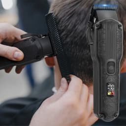 Sccttmon 2pc Retro Hair Clipper Barber Electric Trimmer Multi-Function Oil Head Carving Beard Shaver Hair Removal Device Set