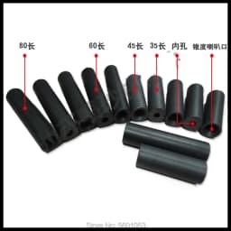 Sandblasting Boron Carbide Nozzle Tip Diameter 3-10mm Length 35-80mm With Cover